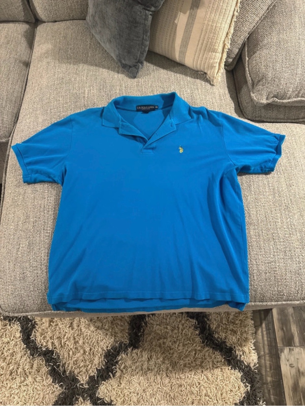 U.S. Polo Assn. Men's Bright Blue Polo Shirt